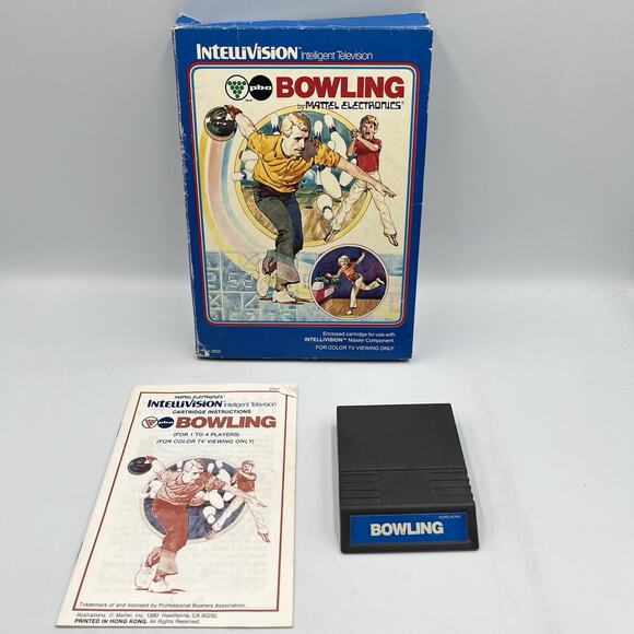 Bowling Intellivision Complete in Box CIB - Retro Fun! - Picture 1 of 10